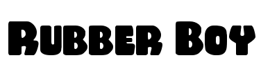 Rubber Boy Font Image