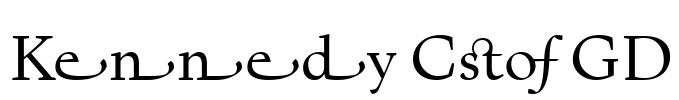 Kennedy Cus GD Font Image