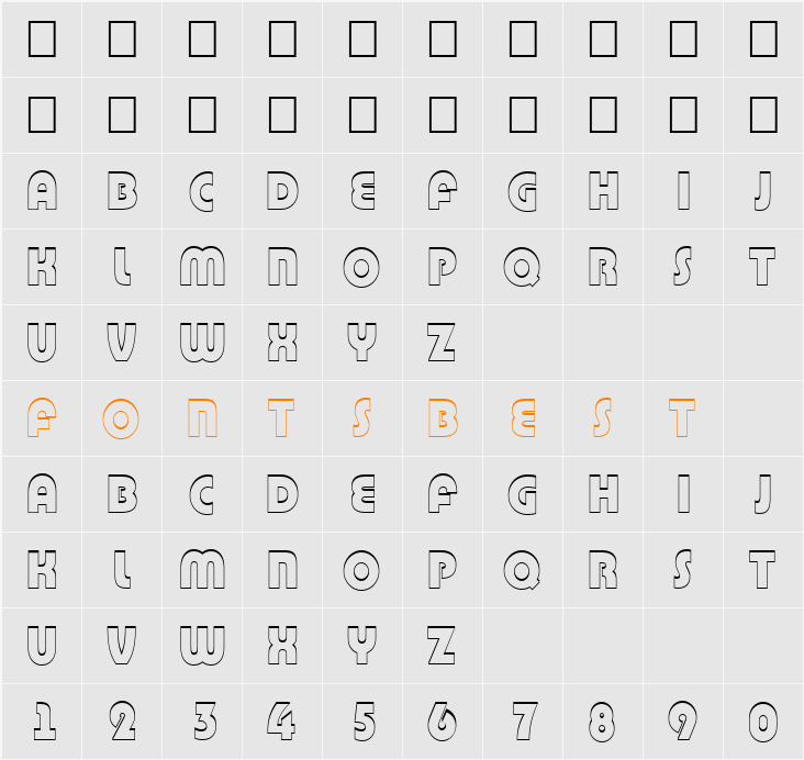 a_BighausTitul3D Character Map