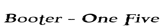 Booter - One Five