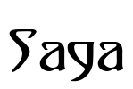 Saga Font Image