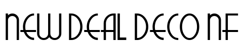 New Deal Deco NF Font Image