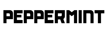 PEPPERMINT Font Image