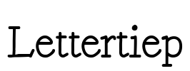 Lettertiep Font Image