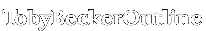 TobyBeckerOutline