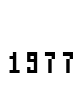 1977 Font Image