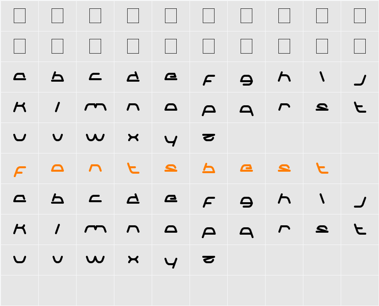 sneak peeks Character Map