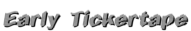 Early Tickertape