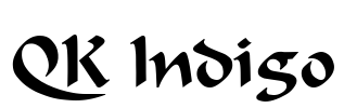 QK Indigo Font Image