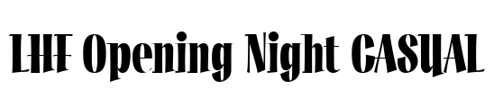 LHF Opening Night CASUAL Font Image