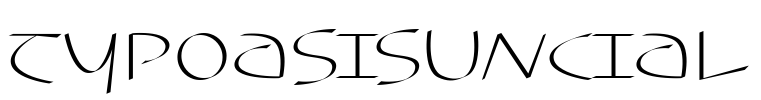 TypoasisUncial Font Image