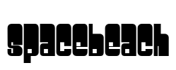 Spacebeach Font Image