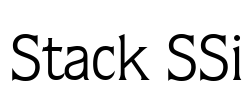 Stack SSi Font Image