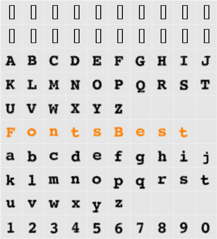 SeeYourPoint Character Map