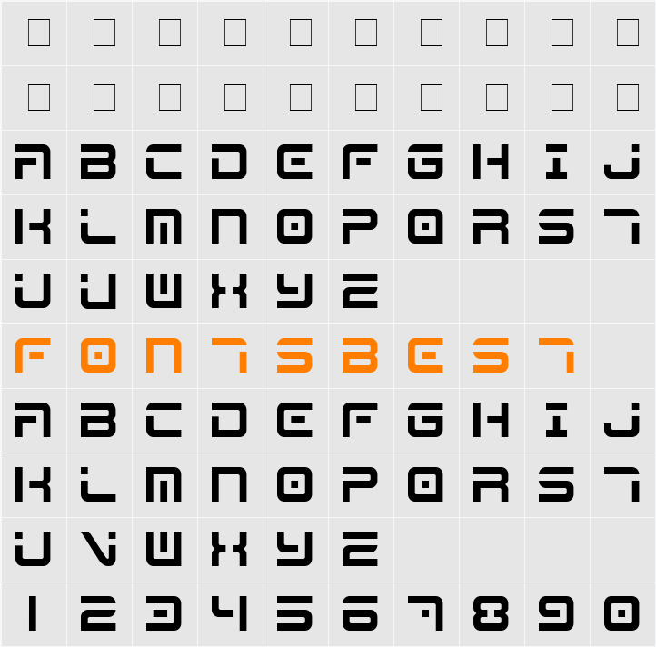 MEGA! Character Map