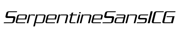SerpentineSansICG Font Image