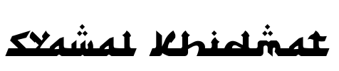 Syawal Khidmat Font Image
