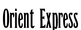 Orient Express Font Image