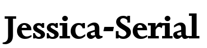 Jessica-Serial Font Image