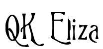 QK Eliza Font Image