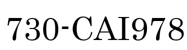 730-CAI978