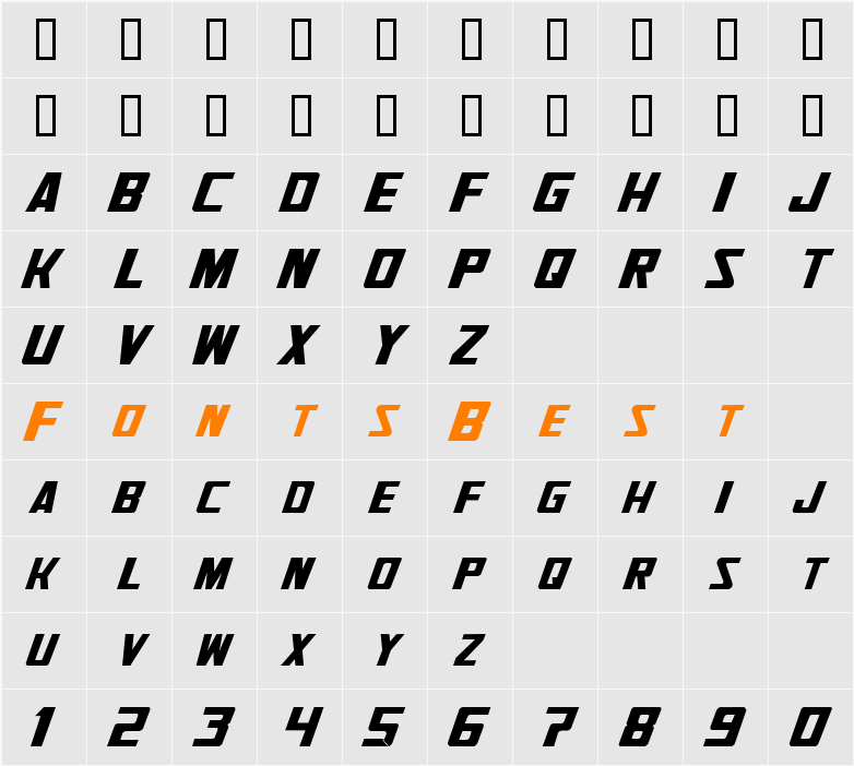 Generation Two Character Map