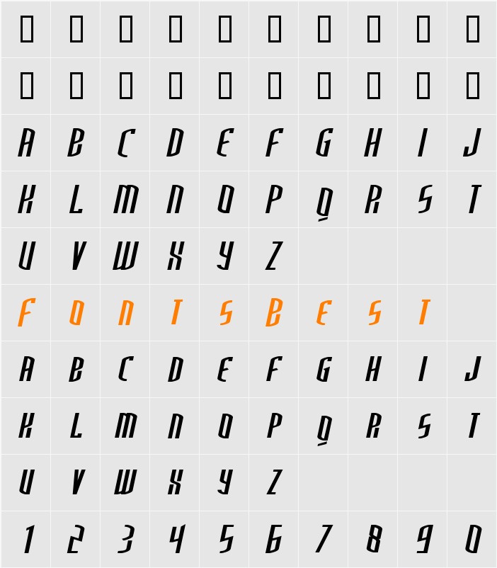 ThirdGeneration Character Map