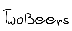 TwoBeers Font Image
