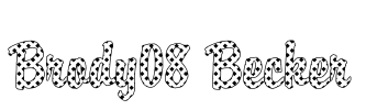 Brody08 Becker Font Image