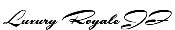 Luxury Royale JF Font Image