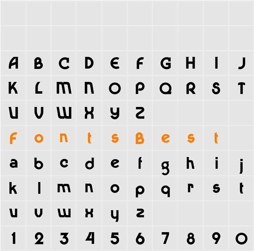 Dingaling Character Map