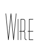 Wire Font Image