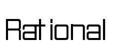Rational  Font Image