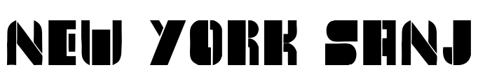 New York Sanj Font Image