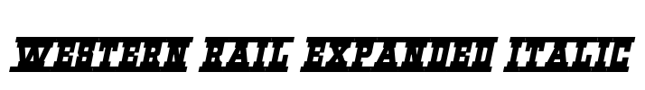 Western Rail Expanded Italic