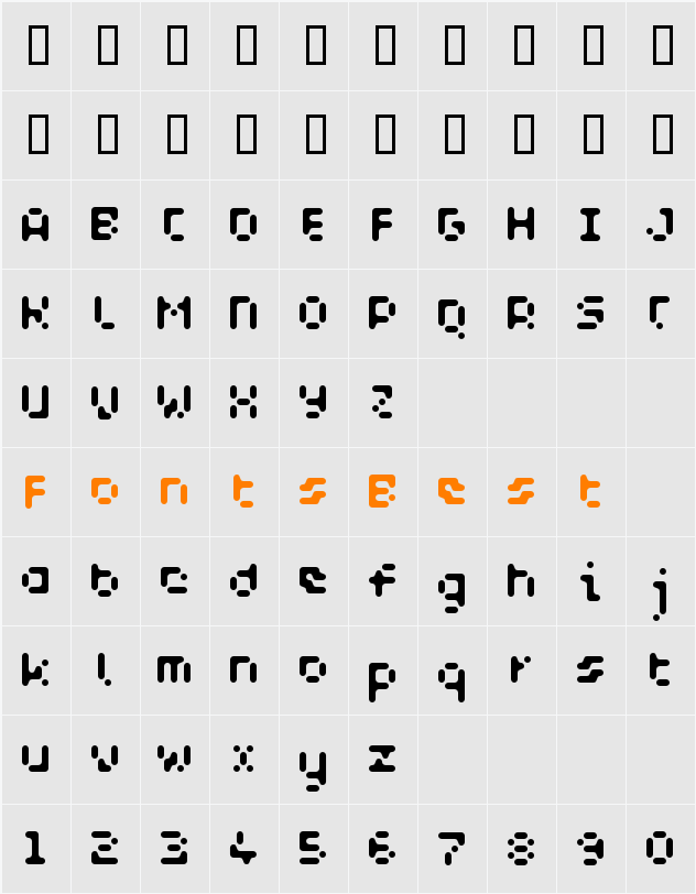 WC_AquaBlues_Bta Character Map