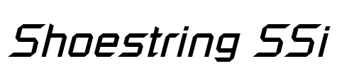 Shoestring SSi Font Image