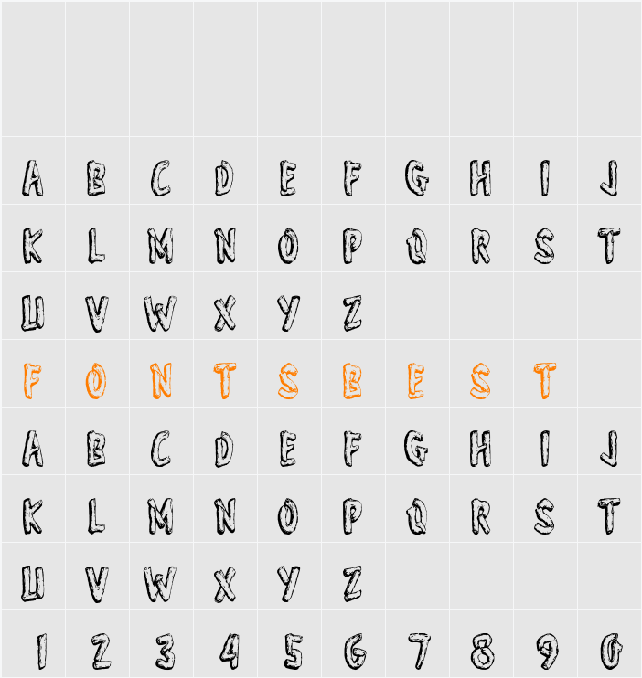 Wonder of Yosemite Character Map