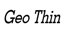 Geo Thin