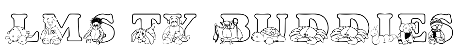 LMS Ty Buddies Font Image