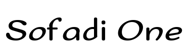 Sofadi One Font Image