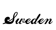 Sweden Font Image