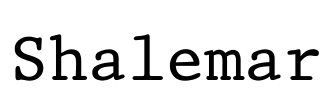 Shalemar Font Image