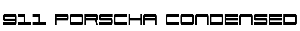 911 Porscha Condensed