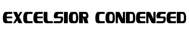 Excelsior Condensed Font Image