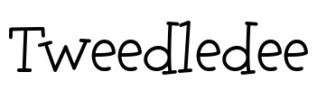 Tweedledee Font Image