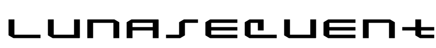Lunasequent Font Image