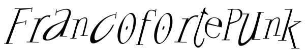 FrancofortePunk Font Image
