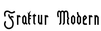 Fraktur Modern