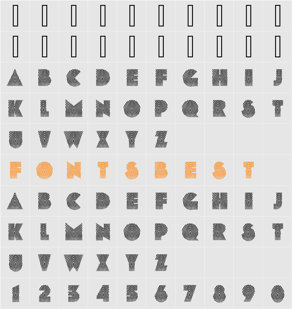 Onion Character Map